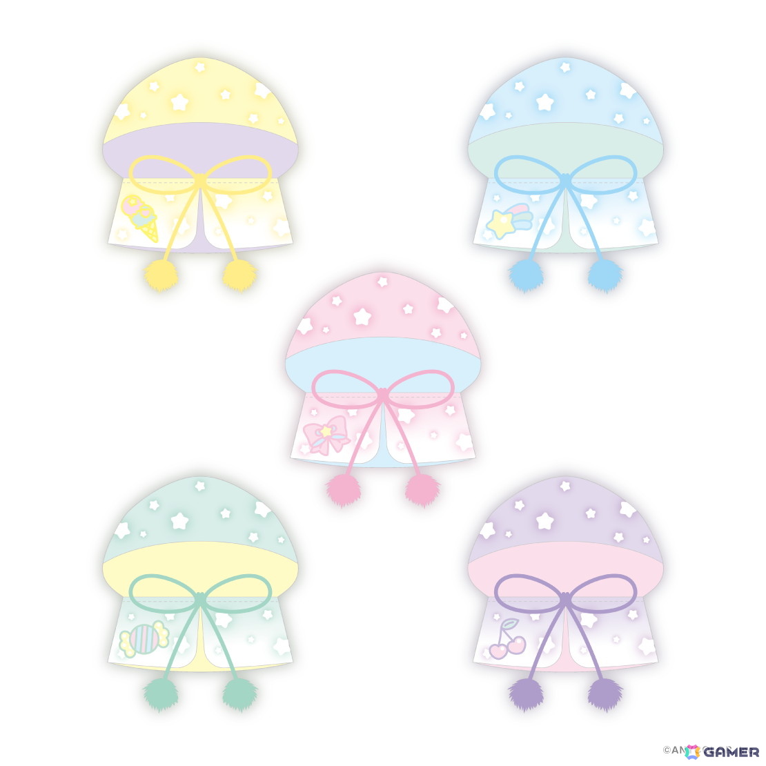 にじさんじから「にじぱぺ」「にじぬい」を可愛く着飾る「にじいろクローゼット」グッズが11月18日19時より販売!コンセプトは「Candy Dream」の画像