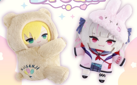 にじさんじから「にじぱぺ」「にじぬい」を可愛く着飾る「にじいろクローゼット」グッズが11月18日19時より販売!コンセプトは「Candy Dream」