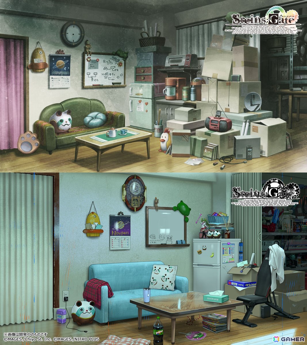 「STEINS;GATE RE:BOOT」の発売時期が2026年へ延期に――huke氏によりリファインされたキャラクターイラストなど開発中のグラフィックの一部が公開の画像