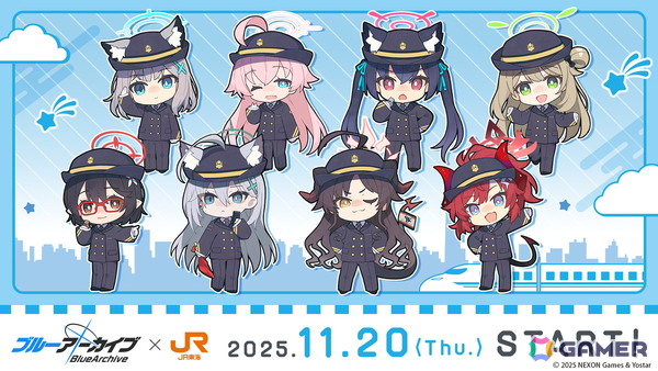 「ブルアカ」11月20日より開催のスパワールドコラボのメニューなど詳細が公開に！JR東海「推し旅」のノベルティやグッズ情報もの画像5