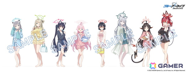 「ブルアカ」11月20日より開催のスパワールドコラボのメニューなど詳細が公開に！JR東海「推し旅」のノベルティやグッズ情報もの画像9