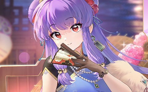 「放置少女」の「らんま1/2」コラボにシャンプーの無属性アバター「揺曳波瀾」が登場！青花瓷をモチーフにしたゴージャスなチャイナドレス