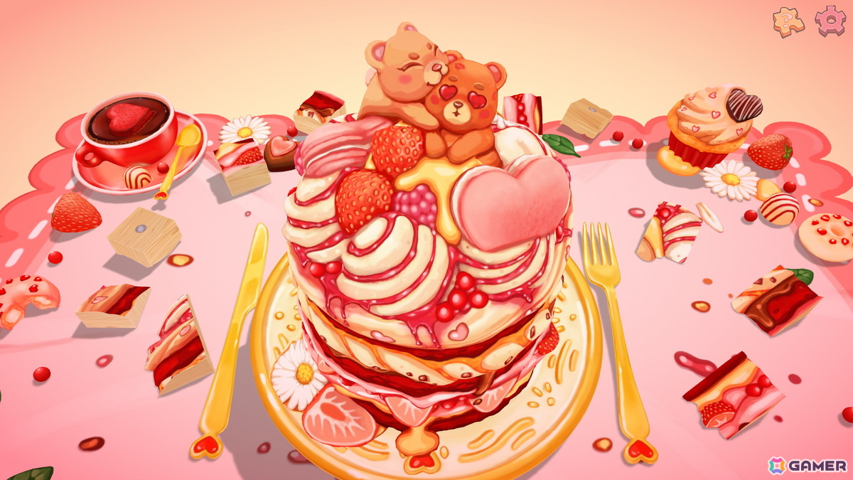 料理やスイーツを積み木のように組み立てる癒やしの3Dパズルゲーム「UMAMIパズル」がSteamで配信！の画像3