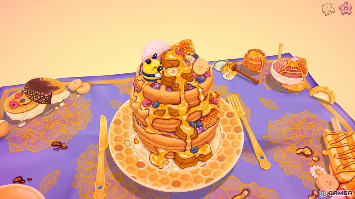 料理やスイーツを積み木のように組み立てる癒やしの3Dパズルゲーム「UMAMIパズル」がSteamで配信！の画像4