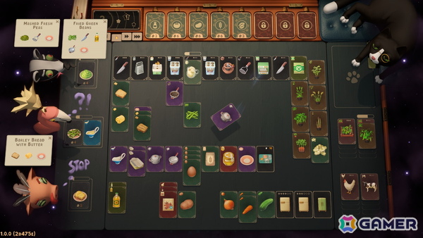 わがままなお客の注文からレシピを読み解くカードスタック料理ゲーム「注文のやたら多い料理店アブラカタブラ」がSteamで配信！の画像2