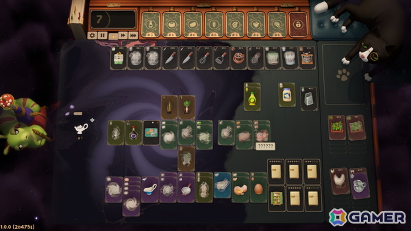 わがままなお客の注文からレシピを読み解くカードスタック料理ゲーム「注文のやたら多い料理店アブラカタブラ」がSteamで配信！の画像