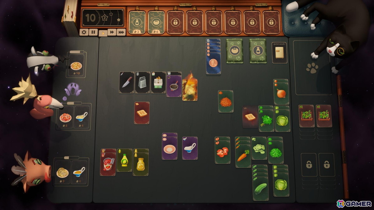 わがままなお客の注文からレシピを読み解くカードスタック料理ゲーム「注文のやたら多い料理店アブラカタブラ」がSteamで配信！の画像6