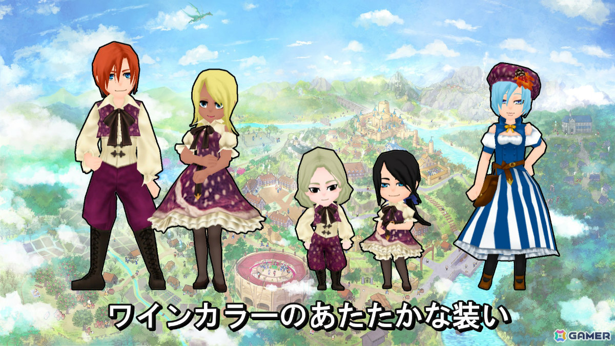 Steam版「ワールドネバーランド エルネア王国の日々」DLC「ナルル王国の贈り物」が配信！ナルル王国の衣装と特産ワインで優雅な生活をの画像