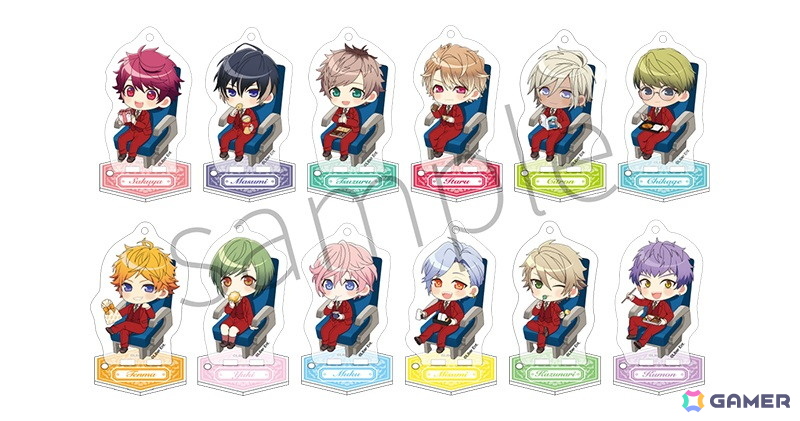 トレーディングアクリルスタンドキーホルダー【春組・夏組】（全12種）