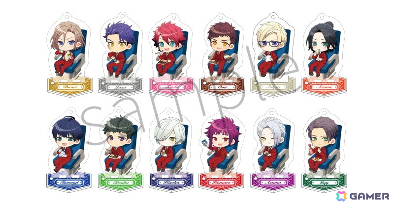 トレーディングアクリルスタンドキーホルダー【秋組・冬組】（全12種）