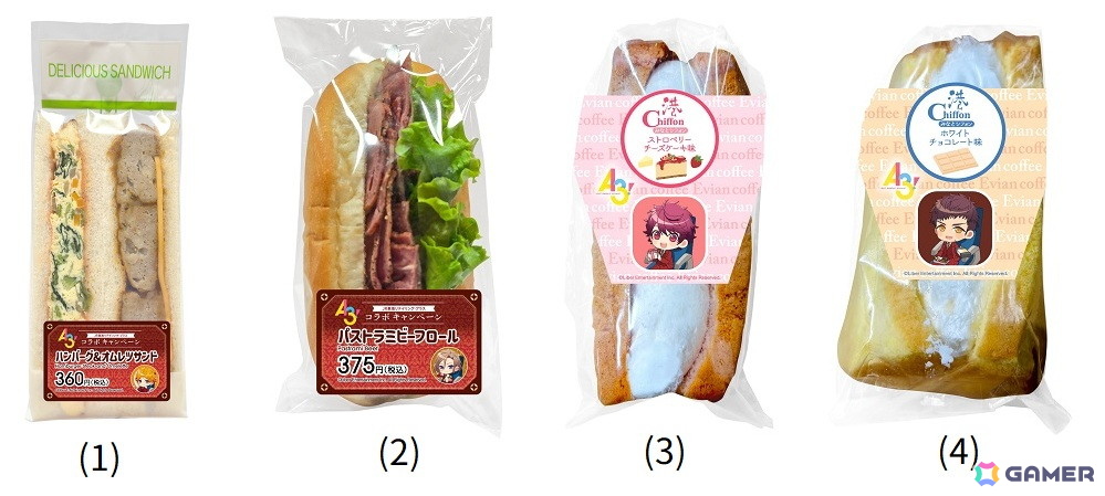 コラボラベル付きおにぎり・サンドイッチ・スイーツ 2