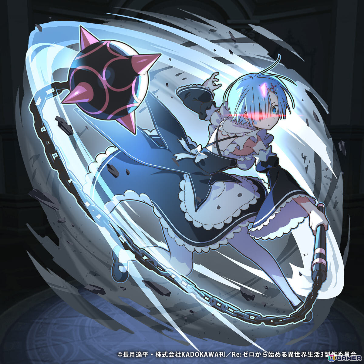 「猫とドラゴン」×「リゼロ」のコラボキャンペーンが開催！コラボガチャでエミリア、ラインハルト、レム、ラムをゲットしようの画像