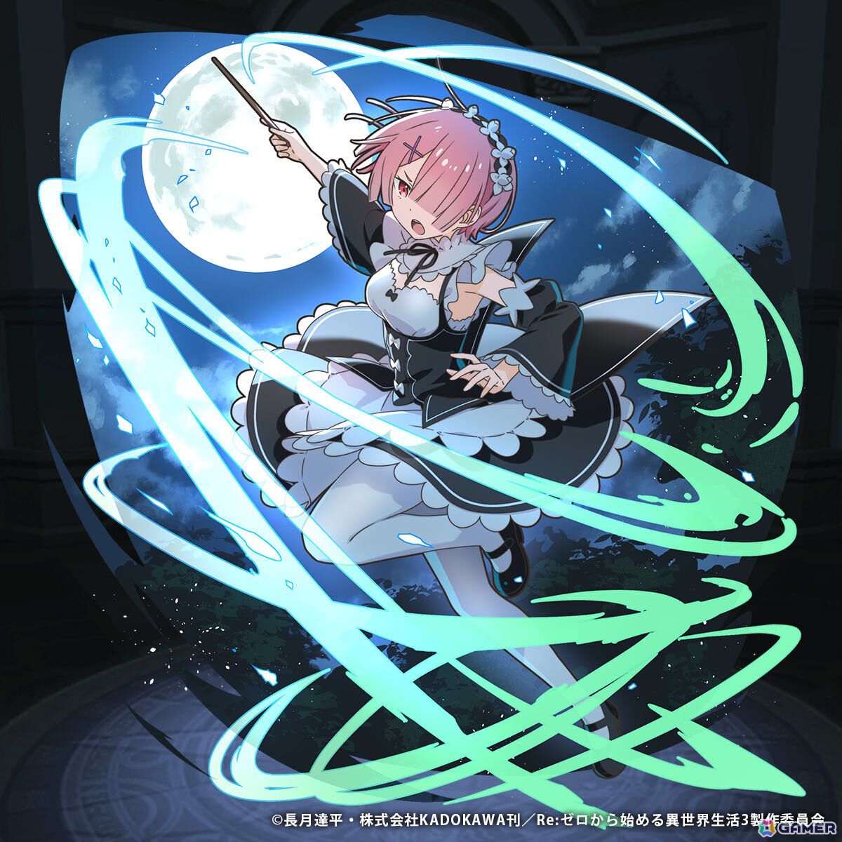 「猫とドラゴン」×「リゼロ」のコラボキャンペーンが開催！コラボガチャでエミリア、ラインハルト、レム、ラムをゲットしようの画像