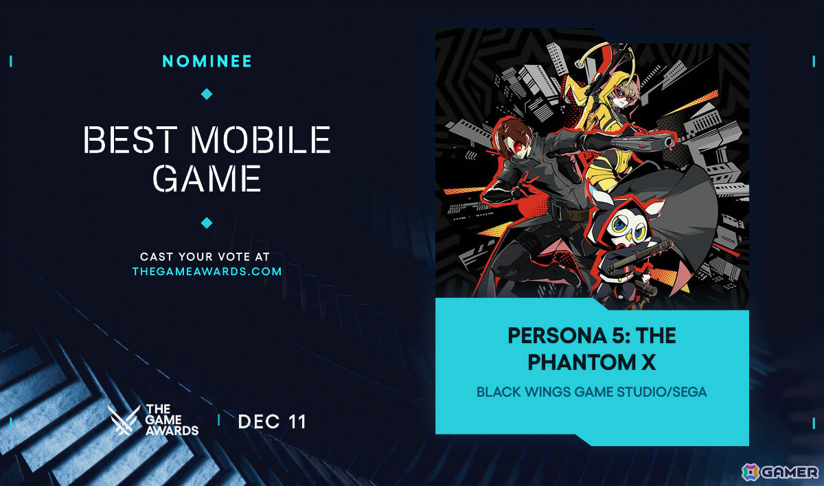 ペルソナ5: The Phantom X」がThe Game Awards 2025「Best Mobile Game