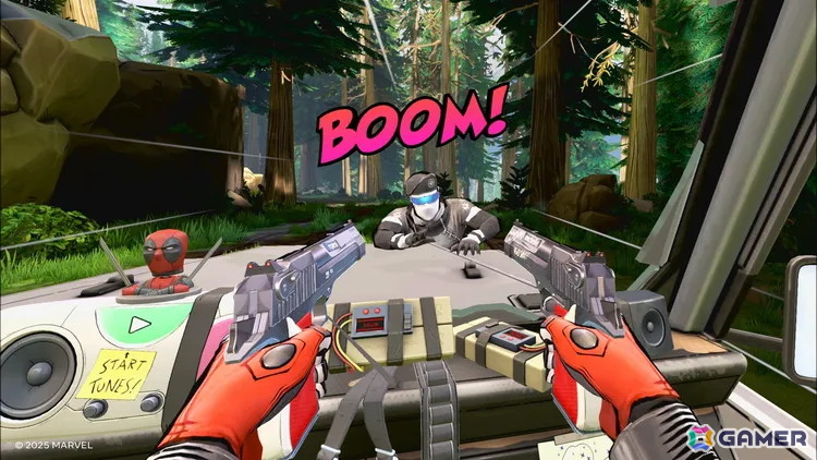 “最もメタな”スーパーヒーロー「デッドプール」の活躍を描くMeta Quest 3/3S向けアクションシューター「マーベルデッドプール VR」が配信！の画像