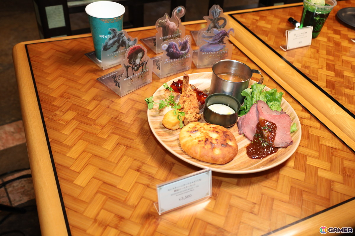 ユニバーサル・スタジオ・ジャパンと「モンスターハンターワイルズ」のコラボレストラン「モンスターハンターワイルズ ~モリバーの宴~」を先行体験の画像