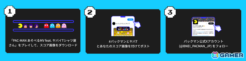 「パックマン」×ヤバイTシャツ屋さんの遊べるMV「PAC-MANISM」が公開!メンバーと一緒にゴーストから逃げまくろうの画像