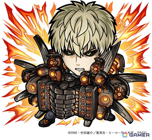 「コトダマン」×アニメ「ワンパンマン」のコラボが11月21日より開催！サイタマ、ジェノス、戦慄のタツマキなどがコラボ召喚に登場の画像3