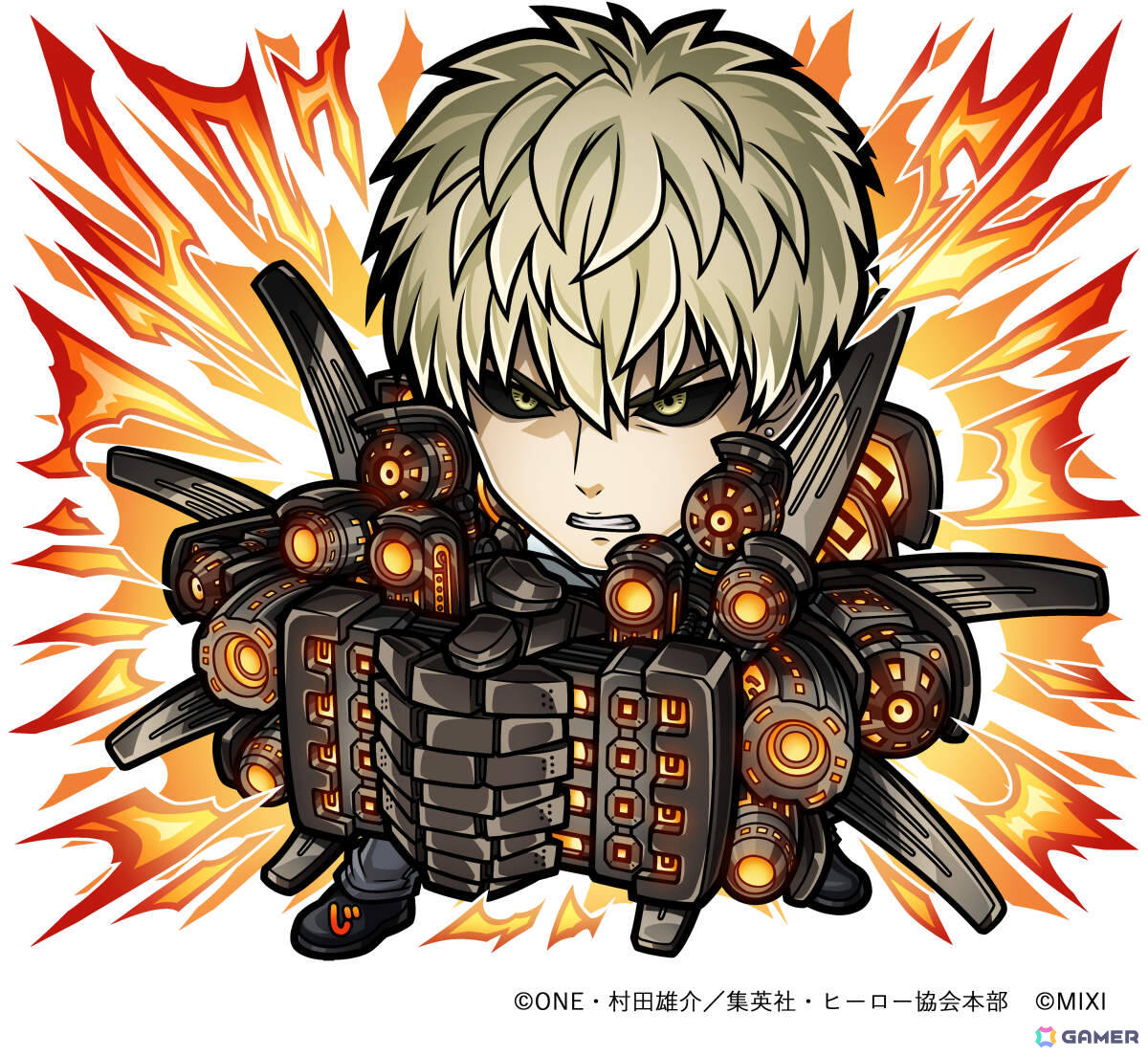 「コトダマン」×アニメ「ワンパンマン」のコラボが11月21日より開催!サイタマ、ジェノス、戦慄のタツマキなどがコラボ召喚に登場の画像