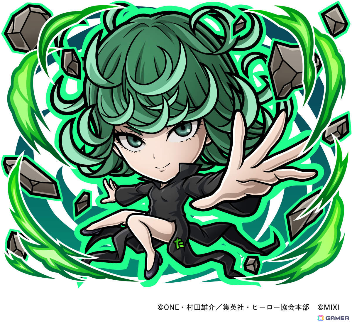 「コトダマン」×アニメ「ワンパンマン」のコラボが11月21日より開催!サイタマ、ジェノス、戦慄のタツマキなどがコラボ召喚に登場の画像