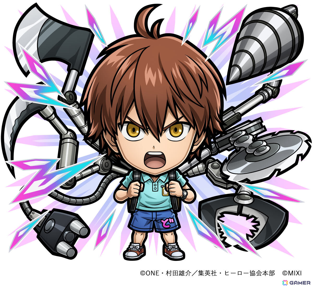 「コトダマン」×アニメ「ワンパンマン」のコラボが11月21日より開催!サイタマ、ジェノス、戦慄のタツマキなどがコラボ召喚に登場の画像