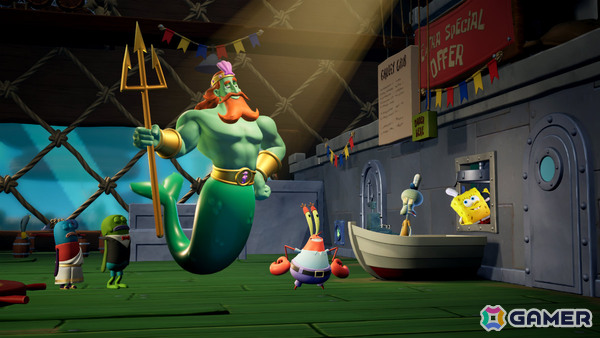 「スポンジ・ボブ」の3DアクションADV「スポンジ・ボブ：海の荒神たち」がリリース！アニメと同じ声優陣の日本語吹き替えで楽しめるの画像