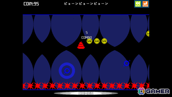 自動で突き進むウンコを便器に導く高難易度2Dアクション「ウンコテクニカ」がリリース！スタイリッシュな世界観の一端を味わえるPVも公開の画像4