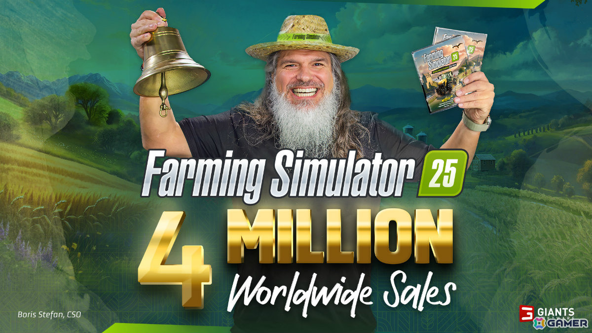 「ファーミングシミュレーター 25」全世界累計販売本数が400万本を突破！世界最速のトラクター「JCB WFT」が特典となるYear 2 Season Passも登場の画像