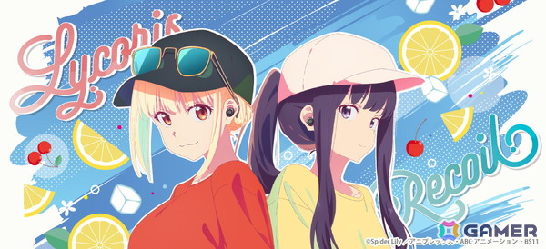 アニメ「リコリス・リコイル」より千束とたきなの新規録り下ろしボイス搭載ワイヤレスイヤホンが11月21日より受注販売！描き下ろしイラストグッズもの画像1