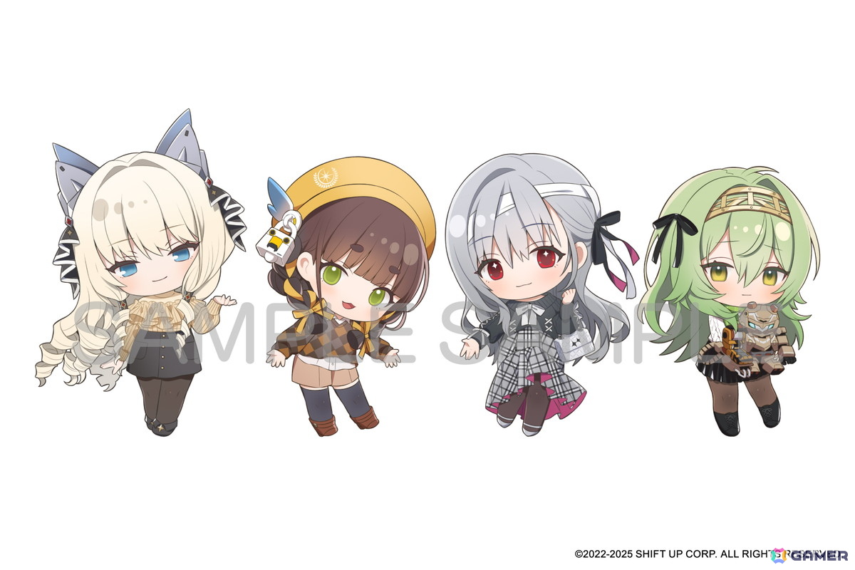 ※左よりクラウン、チャイム、モダニア、キロ＆T.A.L.O.S. / SDイラストレーター：とあざ