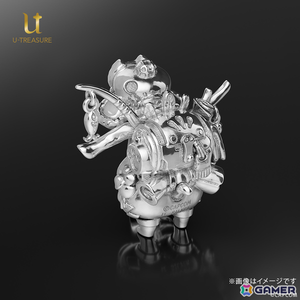 「モンスターハンターワイルズ」オトモアイルーのシルバーフィギュアが300体限定で登場！予約受付を開始の画像4