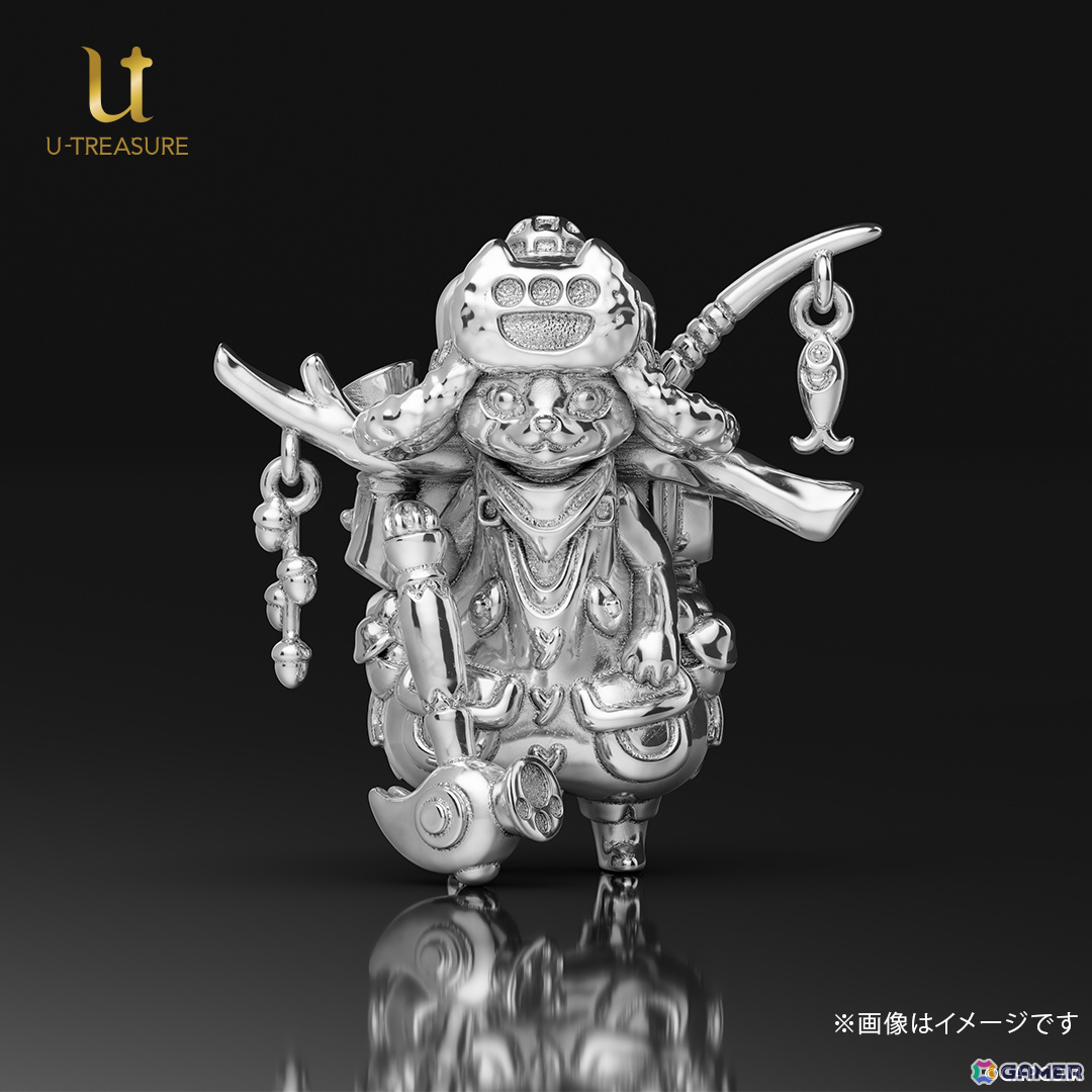モンスターハンターワイルズ」オトモアイルーのシルバーフィギュアが