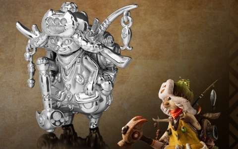 「モンスターハンターワイルズ」オトモアイルーのシルバーフィギュアが300体限定で登場！予約受付を開始の画像