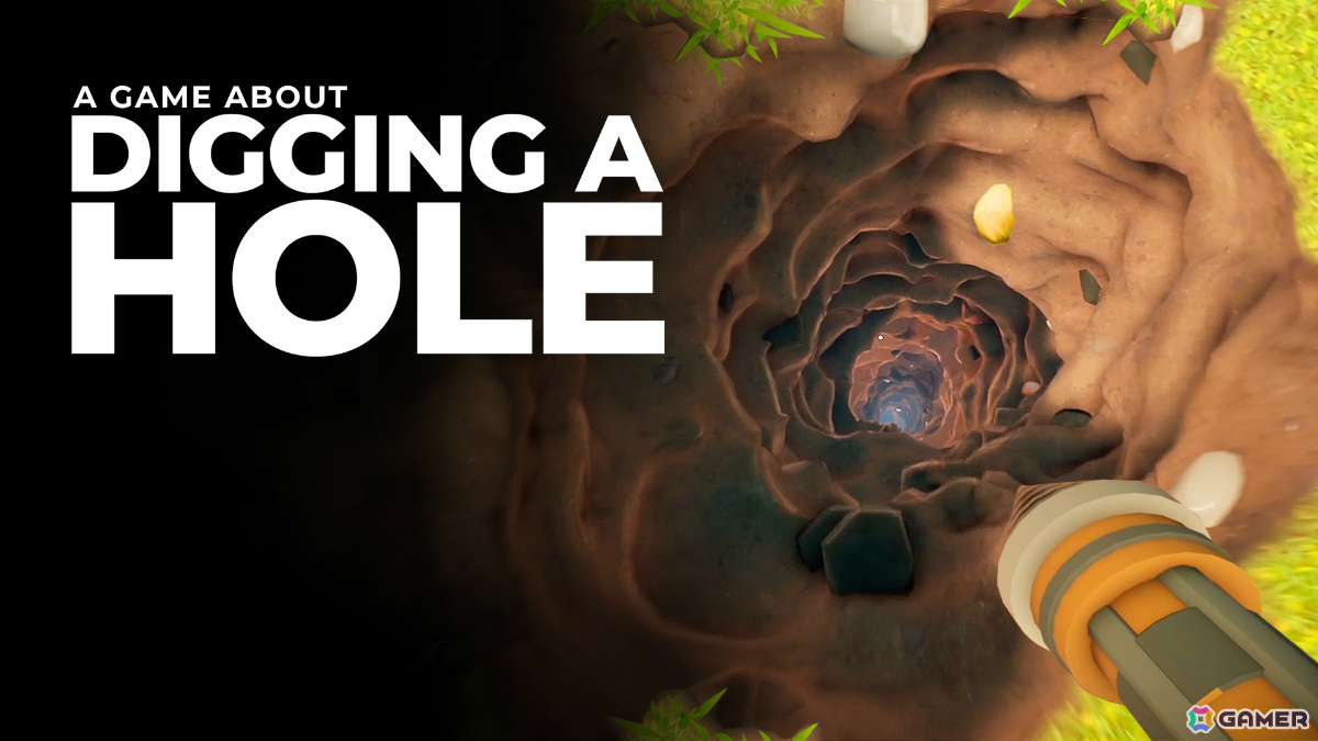 ひたすら穴を掘り続けるシミュレーションゲーム「A Game About Digging A Hole」コンソール版が12月9日に配信！の画像1
