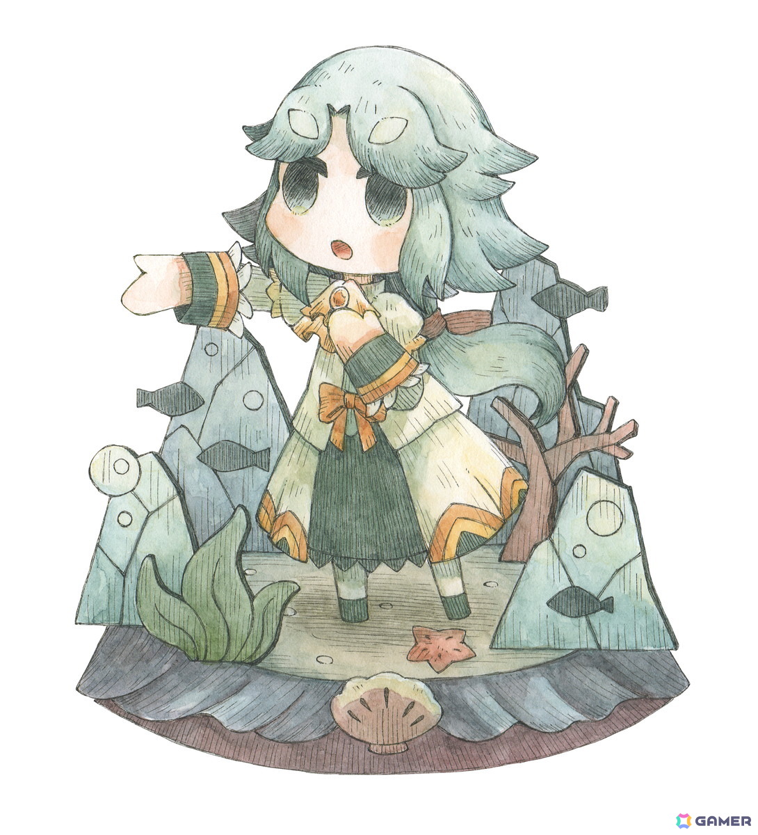 メルヘンをこわすアドベンチャー「シニガミ姫と異書館ノ怪物」が2026年