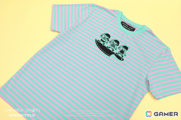 「UNDERTALE」10周年記念の「ゆめにっき」「OMORI」コラボのTシャツが登場!「DELTARUNE」のテナもぬいぐるみにの画像