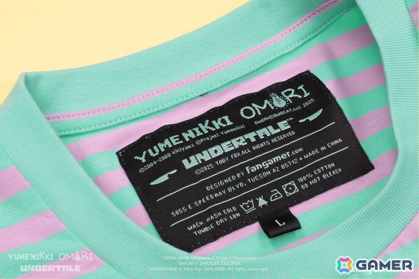 「UNDERTALE」10周年記念の「ゆめにっき」「OMORI」コラボのTシャツが登場!「DELTARUNE」のテナもぬいぐるみにの画像