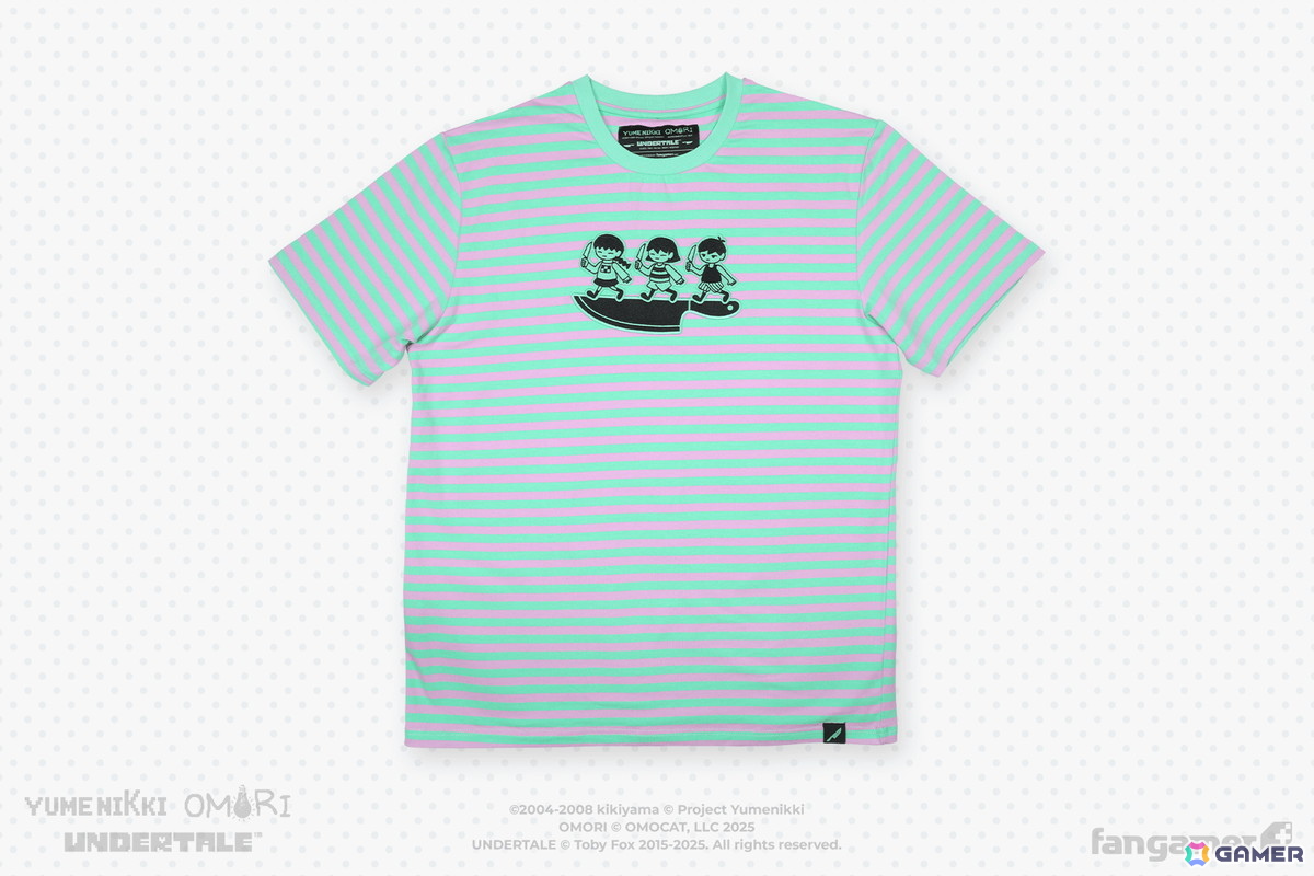 「UNDERTALE」10周年記念の「ゆめにっき」「OMORI」コラボのTシャツが登場!「DELTARUNE」のテナもぬいぐるみにの画像