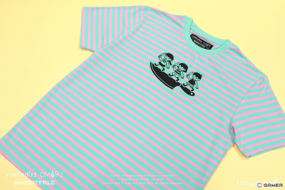 「UNDERTALE」10周年記念の「ゆめにっき」「OMORI」コラボのTシャツが登場！「DELTARUNE」のテナもぬいぐるみにの画像4