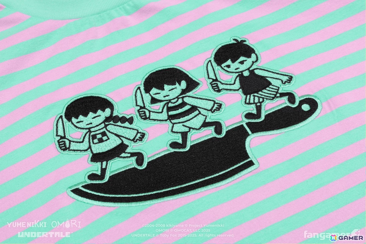 「UNDERTALE」10周年記念の「ゆめにっき」「OMORI」コラボのTシャツが登場！「DELTARUNE」のテナもぬいぐるみにの画像7