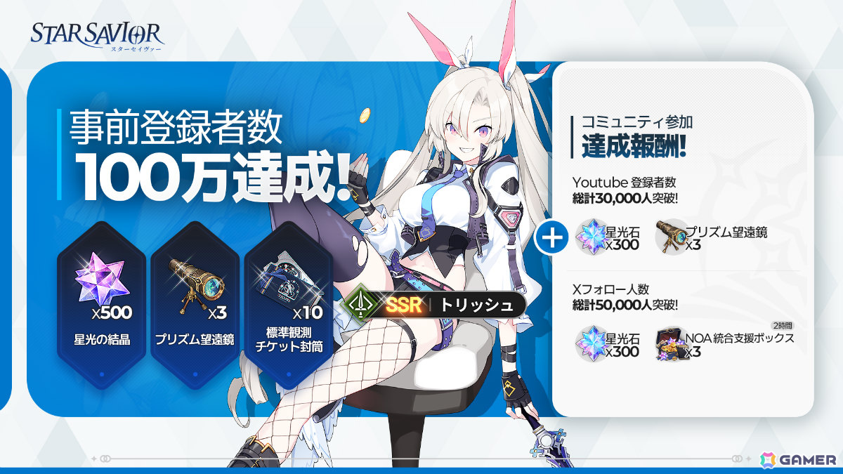 星の力を受け継ぐ“救援者”たちを導く育成RPG「スターセイヴァー」正式サービスが開始!SSRフレイなどが報酬のミッションも開催の画像