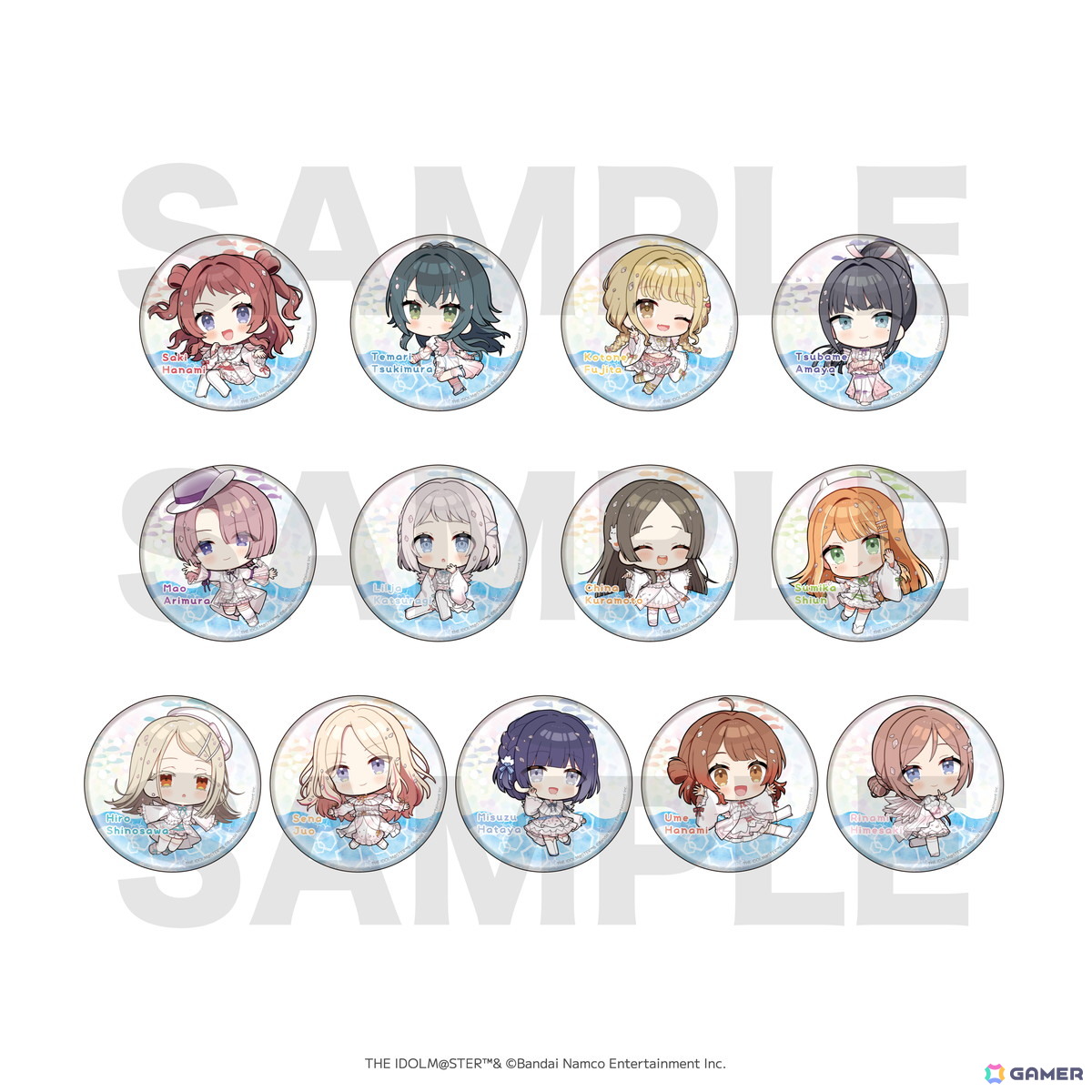 学マス 有村麻央 アクリルスタンド 缶バッジ サンシャイン水族館 13点セット 学マス」2回目となるサンシャイン水族館とのコラボ「初星水族館II