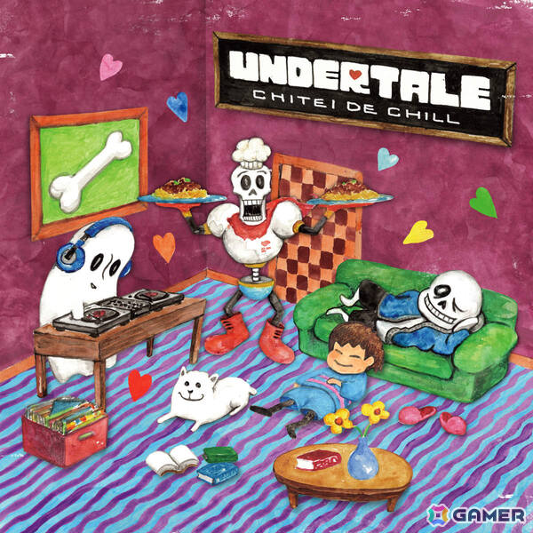 「UNDERTALE」tofubeatsさんら10名によるチルアレンジアルバム「UNDERTALE: CHITEI DE CHILL」が2026年1月28日に発売！の画像1