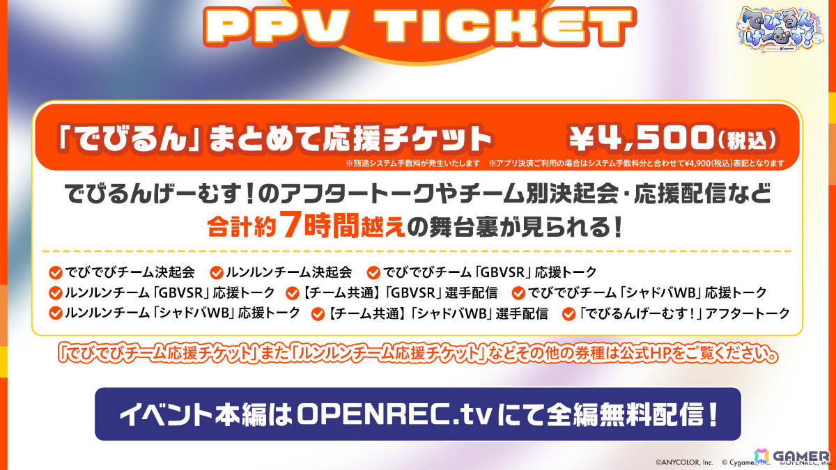 「でびるんげーむす！Supported by Cygames」限定グッズ情報が公開！「シャドバWB」では限定ユニフォームがもらえる応援キャンペーンが開催の画像