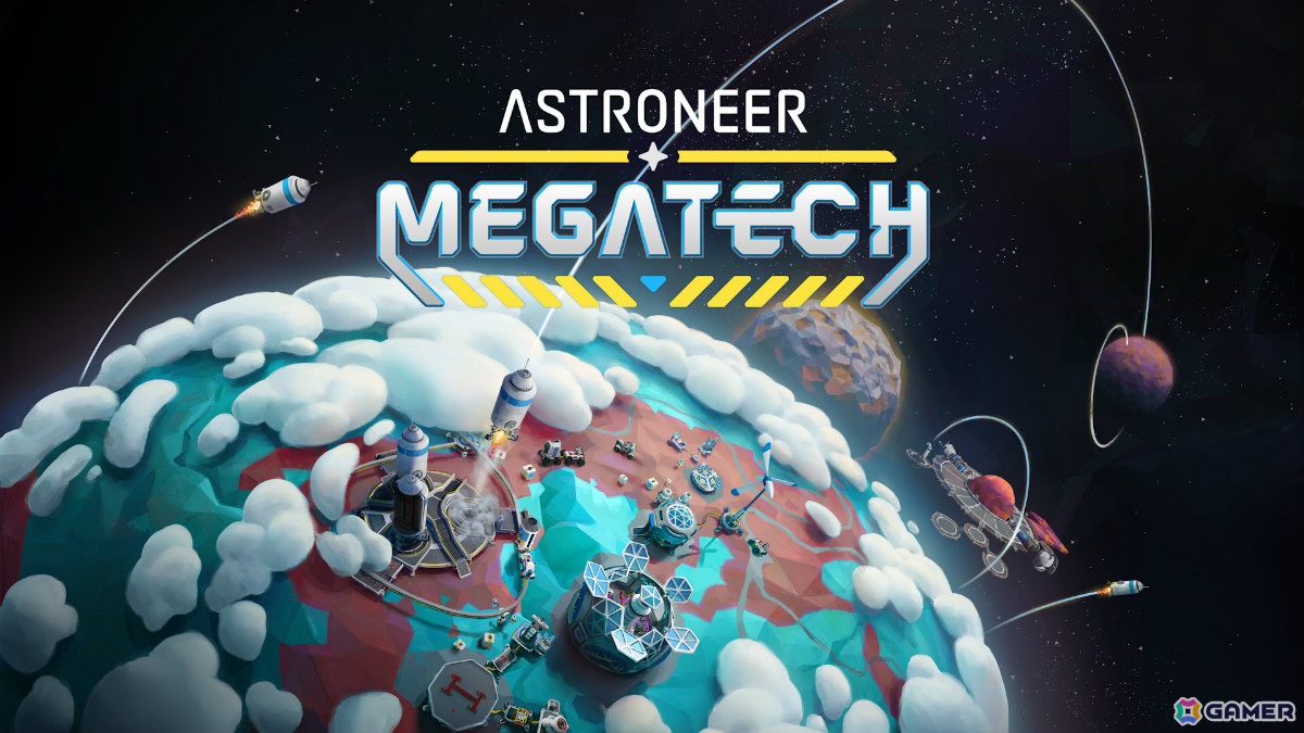 「ASTRONEER -アストロニーア-」4K HDR、60fpsに対応したPS5版や巨大な“メガストラクチャー”の建造プロジェクトに挑戦できるDLC「Megatech」が配信！の画像