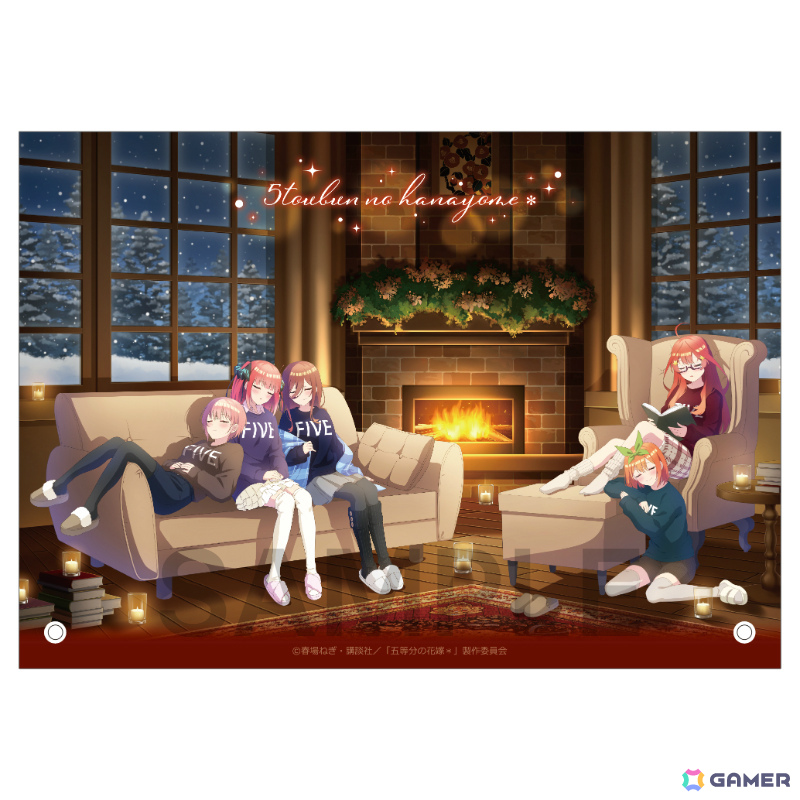 「TVスペシャルアニメ『五等分の花嫁＊』～暖炉のそばで Silent Time～」が12月19日よりAKIHABARAゲーマーズ本店で開催！の画像