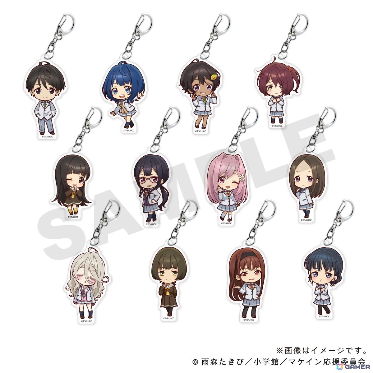 ■「負けヒロインが多すぎる！」グッズ6種類セット 負けヒロインが多すぎる! 志喜屋らバンド衣装の描き下ろしグッズ 発売!