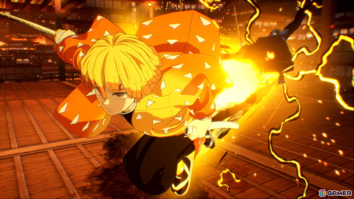 「鬼滅の刃 ヒノカミ血風譚2」我妻善逸（無限城編）のキャラクターパックは12月2日に配信！第3弾・猗窩座（無限城編）のキャラクターイラストもの画像4