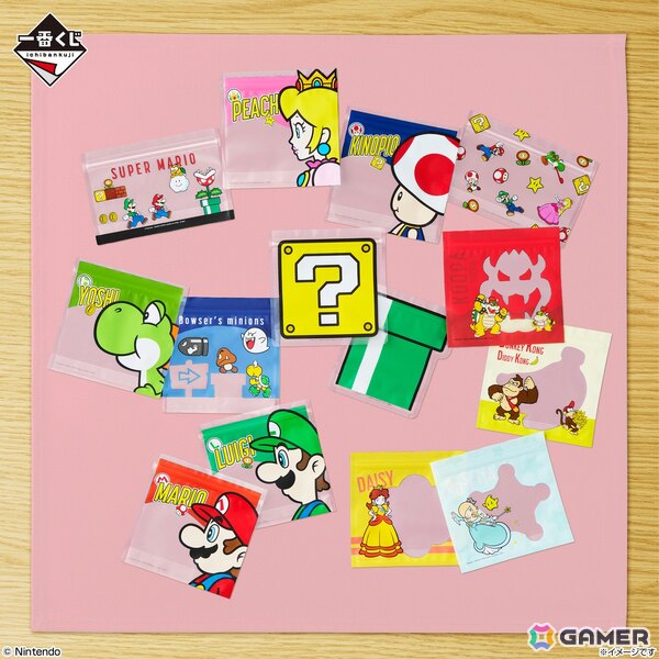 一番くじ「スーパーマリオ いつも一緒マリオ＆フレンズ」が11月28日に発売！マリオのしゃべるぬいぐるみや収納ポケット付きブランケットなどが登場の画像9