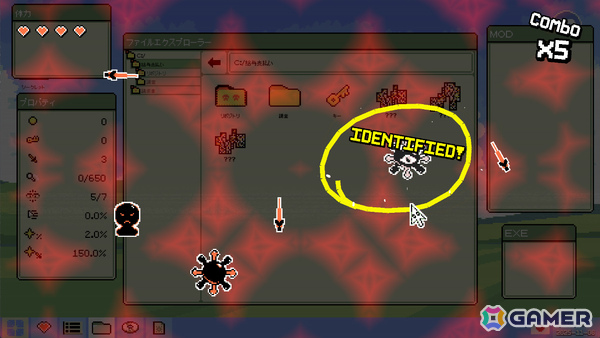 囲って触ってウイルスを撃退するローグライクアクション「Identifile: Desktop Dungeon」早期アクセスが開始！の画像4